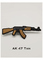 2D / 3D কাস্টম রাবার পিভিসি প্যাচ AK 47 কালাশনিকভ লোহা পোশাকের লেবেলে