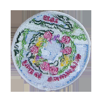 পাইকারি ফ্যাশন বোনা embroidered ব্যাজ কাস্টম embroidery প্যাচ