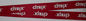 উচ্চ ঘনত্বের লোগো মুদ্রিত ল্যানিয়ার্ড রেড হোয়াইট বিবর্ণ প্রুফ ত্বকের বন্ধুত্বপূর্ণ
