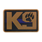 K9 কুকুরের মনোবল পিভিসি প্যাচ সামরিক কৌশলগত প্রতীক ব্যাজ হুক ব্যাক রাবার প্যাচ